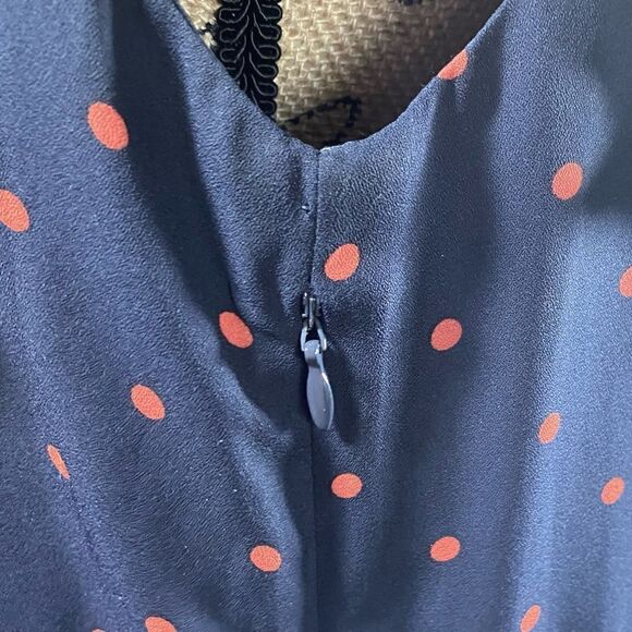 Cece Blue and red ruffled polkadot dress - Picture 10 of 11